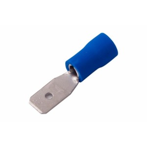 Клемма плоская изолированная Rexant 08-0331 2.8 мм 1.5-2.5 мм синяя 100шт.