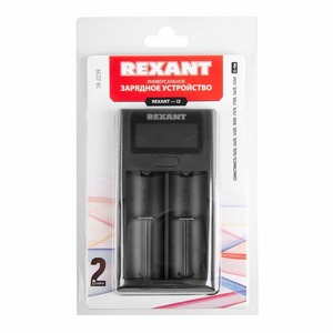 Универсальное зарядное устройство Rexant 18-2239 для 2 АКБ с ЖК дисплеем i2