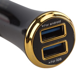 Автозарядка в прикуриватель Rexant 18-1939 2хUSB с индикацией (1000+2100 mA) черная