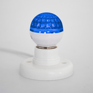 Лампа шар Neon-Night 405-613 e27 10 LED 50мм синяя 24В (постоянное напряжение)