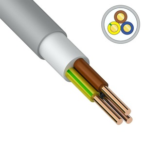 Кабель силовой медный ККЗ 01-8706 NUM-J 3x4 мм 100 м ГОСТ