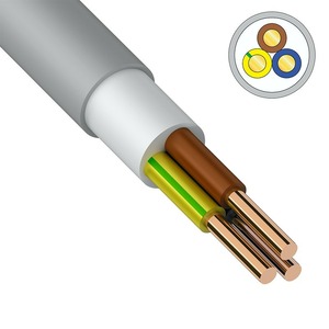 Кабель силовой медный ККЗ 01-8707 NUM-J 3x6 мм 100 м ГОСТ