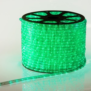 Дюралайт LED, постоянное свечение (2W) Neon-Night 121-124-4 зеленый Эконом 24 LED/м , бухта 100м