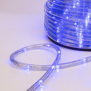 Дюралайт LED, свечение с динамикой (3W) Neon-Night 121-323-4 синий, 24 LED/м, бухта 100м