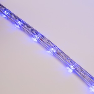 Дюралайт LED, свечение с динамикой (3W) Neon-Night 121-323-4 синий, 24 LED/м, бухта 100м
