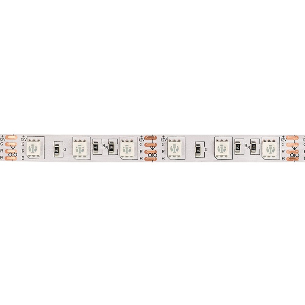 LED лента открытая Lamper 141-389 10 мм, IP23, SMD 5050, 60 LED/m, 12 V, RGB, 5 метров