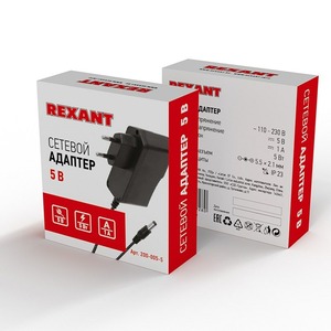 Блок питания Rexant 200-005-5 110-220 V AC/5 V DC 1 А 5 W