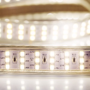 LED лента Neon-Night 142-204 220 В, 7.5x20 мм, IP67, SMD 2835, 276 LED/m, теплый белый, 50 метров