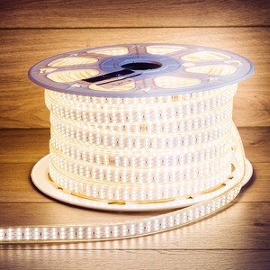 LED лента Neon-Night 142-204 220 В, 7.5x20 мм, IP67, SMD 2835, 276 LED/m, теплый белый, 50 метров