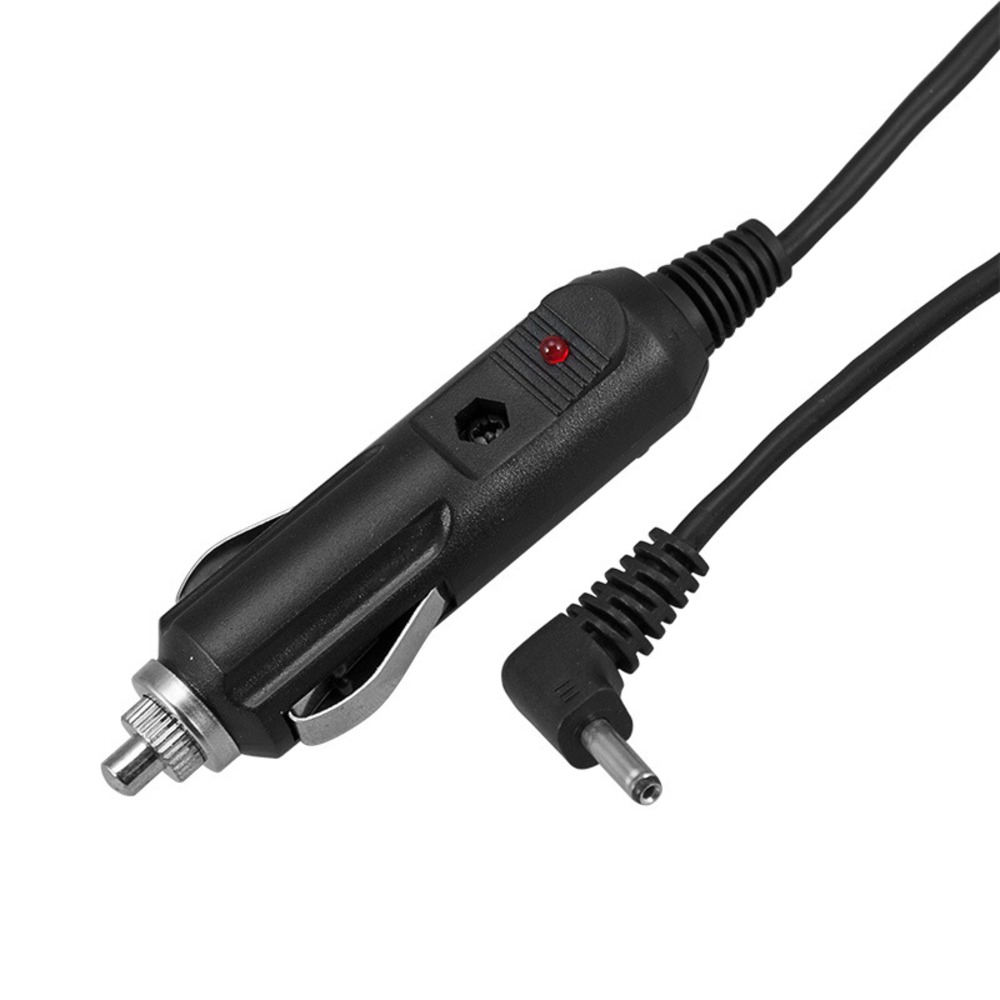 Автозарядка с индикатором Rexant 16-0235-4 (разъем 1.4х3.4) (АЗУ) шнур прямой 1.5 м