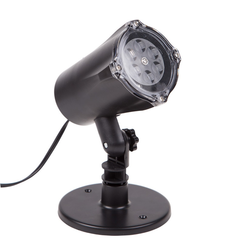 LED проектор, белые снежинки,  230В Neon-Night 601-263