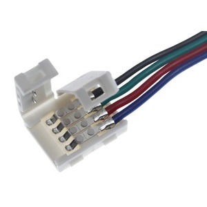Коннектор соединительный Lamper 144-004 (2 разъема) для RGB светодиодных лент шириной 10 мм, длина 15 см (10 штук)