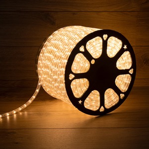 Дюралайт LED , постоянное свечение (2W) Neon-Night 121-128 Розовое золото, 36 LED/м, бухта 100м