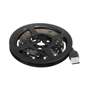 LED лента Lamper 141-382 с USB коннектором 5 В, 8 мм, IP65, SMD 2835, 60 LED/m, желтый, 1 метр