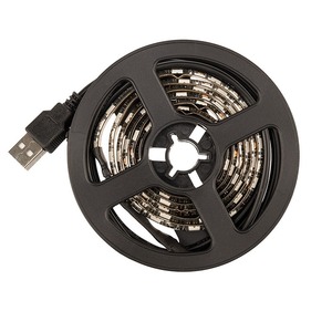 LED лента Lamper 141-387 с USB коннектором 5 В, 10 мм, IP65, SMD 5050, 60 LED/m, RGB, 1 метр