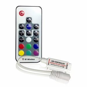 LED мини контроллер радио (RF) Lamper 143-106-4 72 W/144 W, 17 кнопок, 12 V/24 V