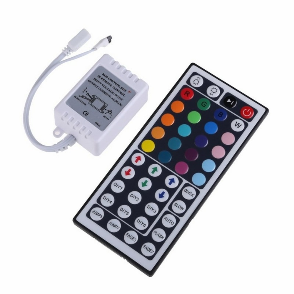 LED мини контроллер ИК (IR) Lamper 143-106-5 72 W/144 W, 44 кнопки, 12 V/24 V