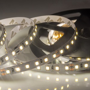 LED лента Lamper 141-612 24 В, 8 мм, IP23, SMD 2835, 120 LED/m, теплый белый, 5 метров