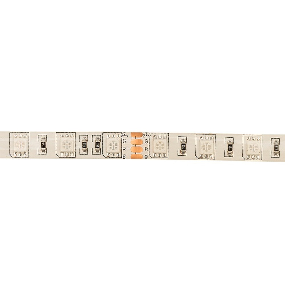 LED лента Lamper 141-636 24 В, 10 мм, IP65, SMD 5050, 60 LED/m, RGB, 5 метров