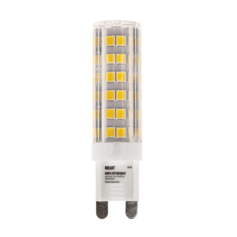 Лампа светодиодная Rexant 604-5015 капсульного типа JD-CORN G9 230 В 5 Вт 2700 K (10 штук)