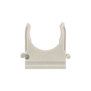 Крепеж-клипса для трубы Rexant 28-0120-4 20 мм серая (10 шт./уп.)