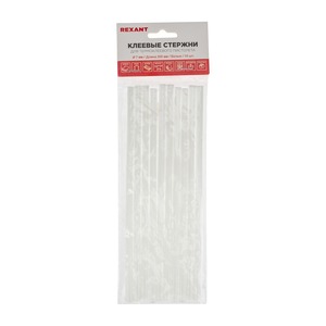 Стержни клеевые Rexant 09-1105 7 мм, 200 мм, белые (10 шт./уп.)