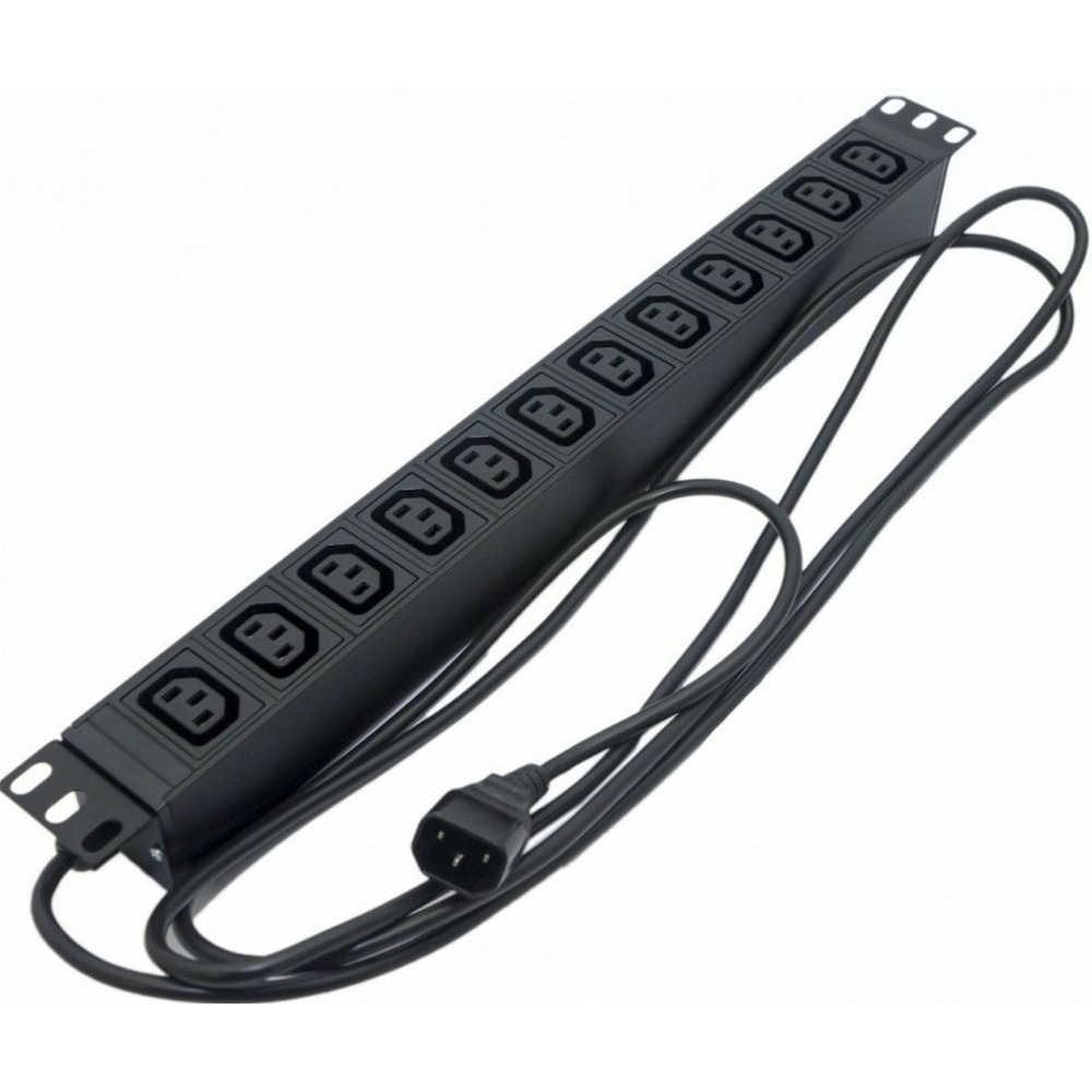 Блок розеток Hyperline SHE19-12IEC-2.5IEC