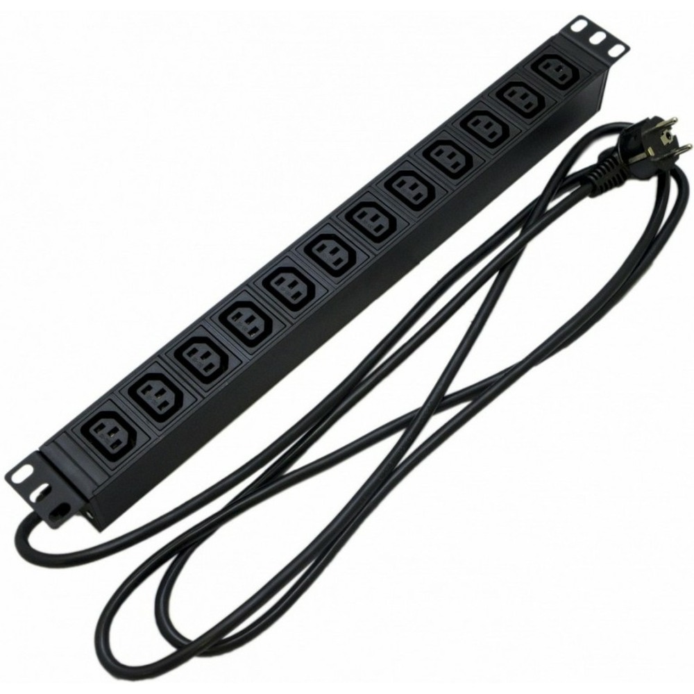 Блок розеток Hyperline SHE19-12IEC-2.5EU
