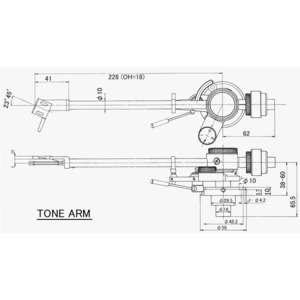 Тонарм Jelco SA-250ST