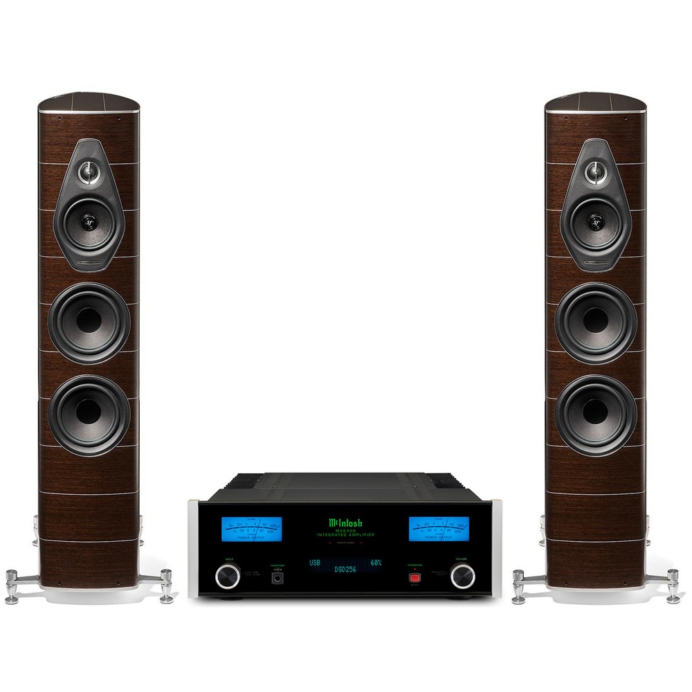 Комплект стерео системы Sonus Faber Olympica Nova III Wenge + McIntosh MA5300