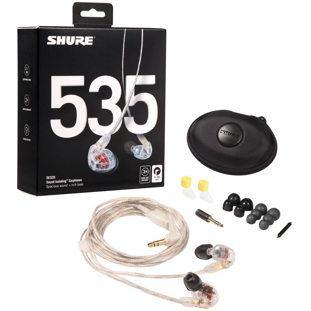 Наушники внутриканальные классические Shure SE535-CL-EFS