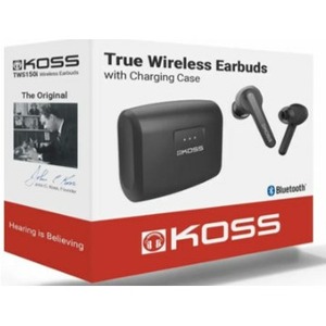 Наушники внутриканальные беспроводные KOSS TWS150i black