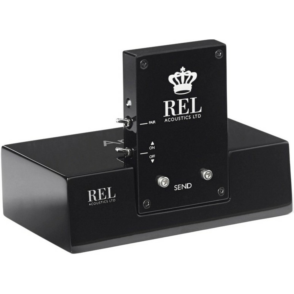 Беспроводное подключение сабвуфера REL Arrow Transmitter Piano Black
