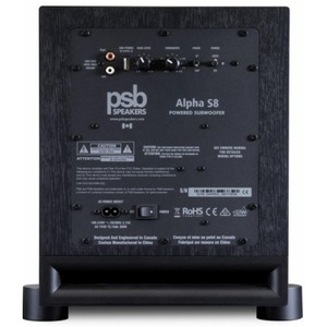 Фазоинверторный сабвуфер PSB Alpha S8 sub black