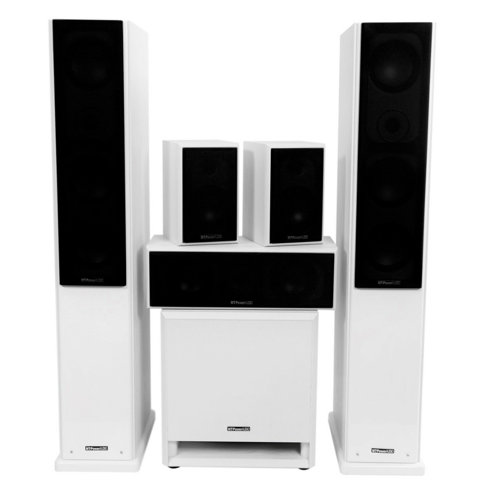 Комплект акустических систем MT Power 89509028 Elegance-2 Set-5.1 White (Black grills)