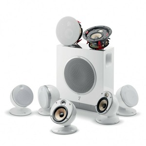 Комплект акустических систем Focal DOME PACK 5.1.2 FLAX & SUB AIR WHITE
