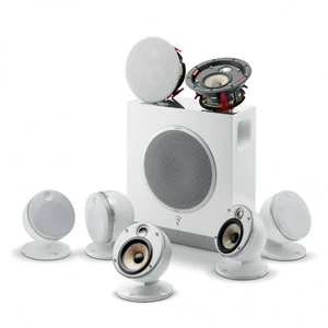 Комплект акустических систем Focal DOME PACK 5.1.2 FLAX & SUB AIR WHITE