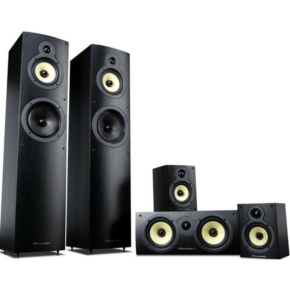 Комплект акустических систем Wharfedale Crystal 4 Black Wood