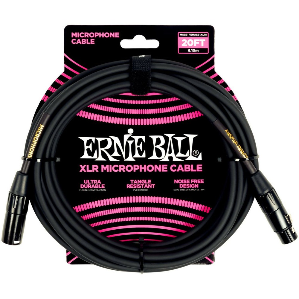 Кабель аудио 1xXLR - 1xXLR Ernie Ball 6388 6.0m