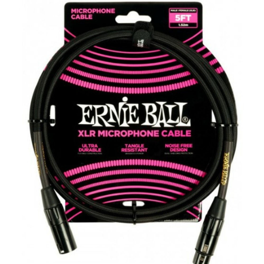 Кабель аудио 1xXLR - 1xXLR Ernie Ball 6390 1.52m
