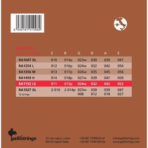 Струны для акустической гитары Galli Strings RA1152