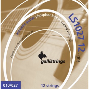 Струны для акустической гитары Galli Strings LS1027-12
