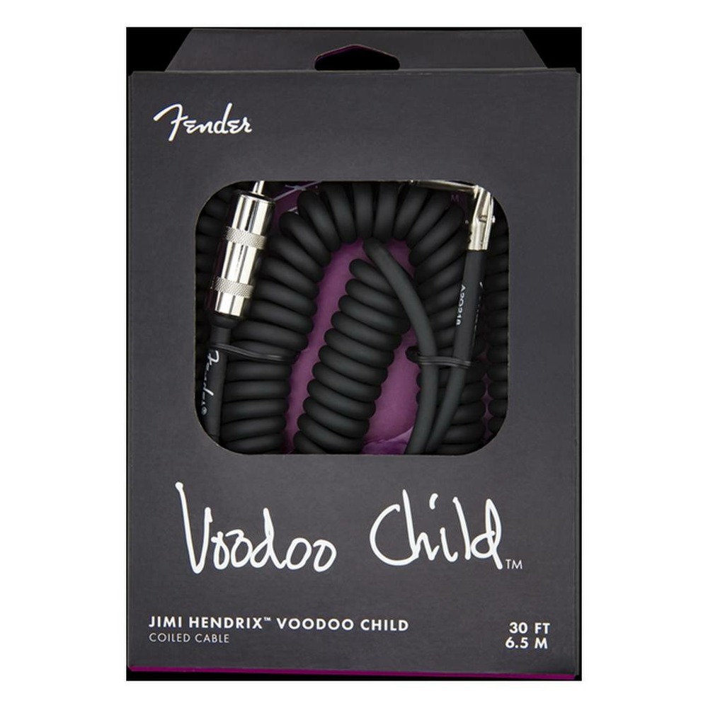 Кабель аудио 1xJack - 1xJack Fender HENDRIX VOODOO CHILD CABLE BLACK 9.0m