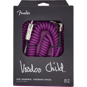 Кабель аудио 1xJack - 1xJack Fender HENDRIX VOODOO CHILD CABLE PURPLE 9.0m
