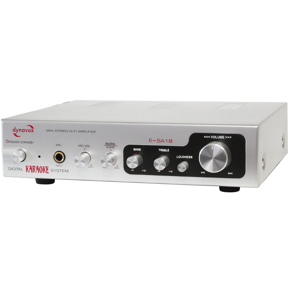 Интегральный усилитель DYNAVOX E-SA18 Silver (203744)