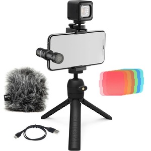 Микрофонный комплект со стойкой Rode Vlogger Kit iOS edition разноцветное лето GREEN