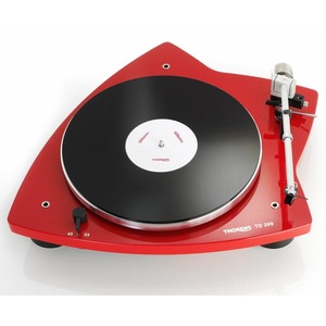 Виниловый проигрыватель Thorens TD 209 High Gloss Red, TP90 (TAS 267)