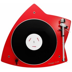 Виниловый проигрыватель Thorens TD 209 High Gloss Red, TP90 (TAS 267)