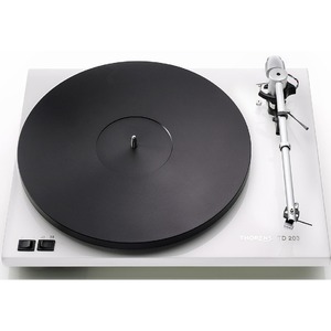Проигрыватель винила Thorens TD 203 High Gloss White, TP82 (TAS 257)