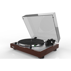 Виниловый проигрыватель Thorens TD 402DD Walnut, TP72 (AT-VM95E)